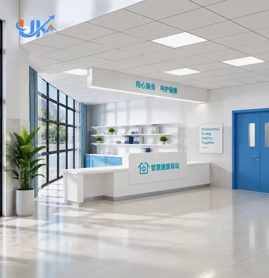 Reception Counter In Hospital